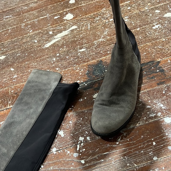 Size 7 1/2 grey suede over the knee boot - Picture 11 of 13